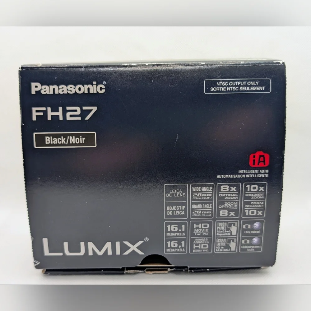 Panasonic LUMIX DMC-FH27 16.1MP Digital Camera 8X Optical Zoom w/Charger Battery - Picture 5 of 6